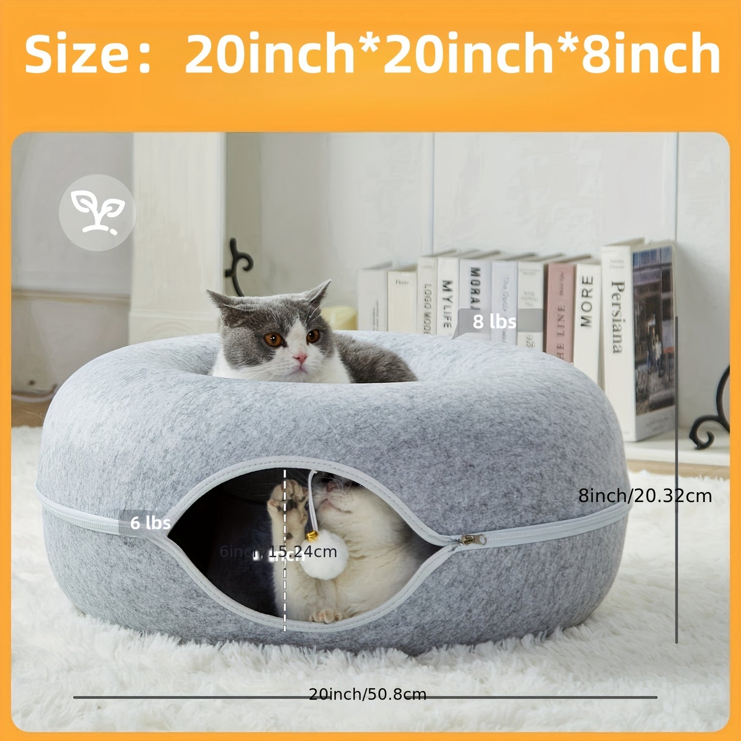 Cat Cave Scratch Resistant for Medium and Large Cats