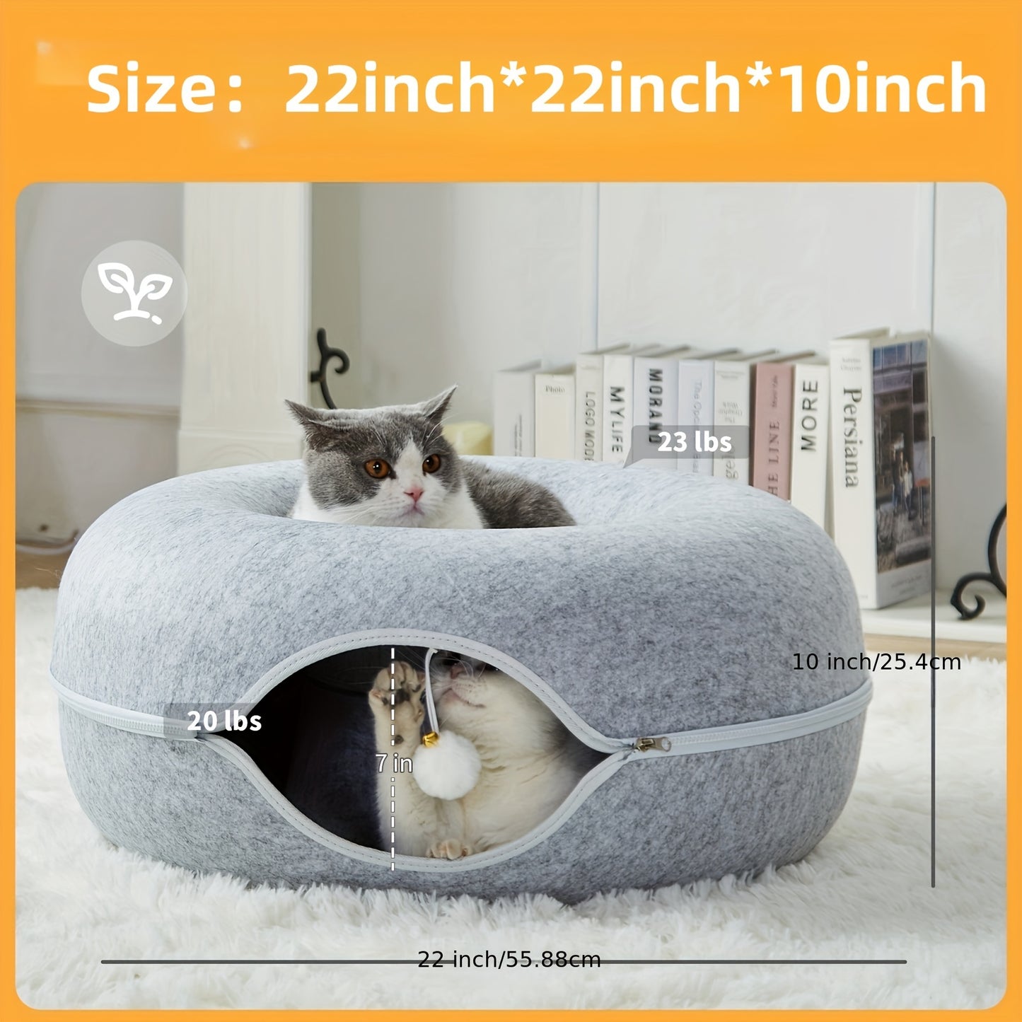 Cat Cave Scratch Resistant for Medium and Large Cats