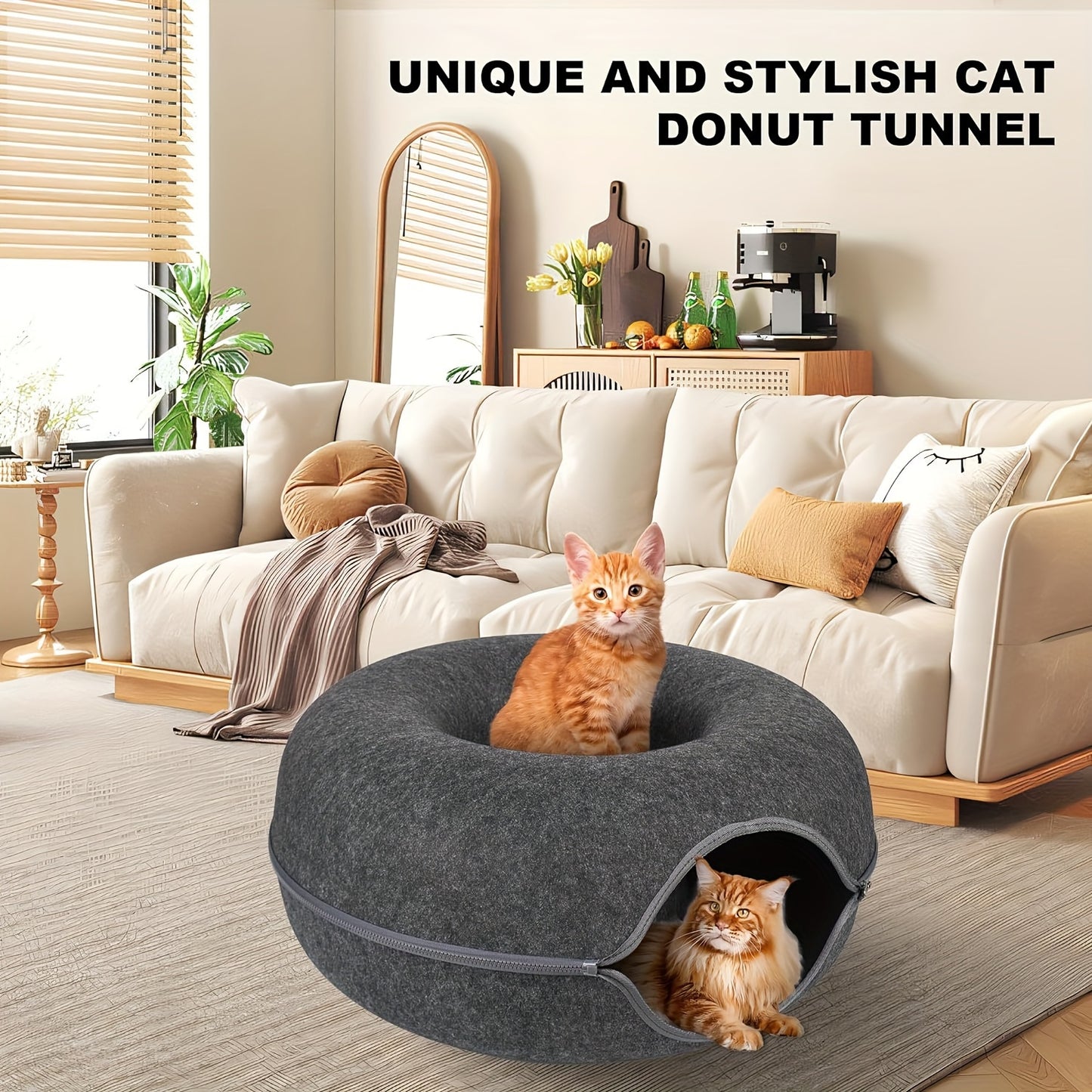 Cat Cave Scratch Resistant for Medium and Large Cats