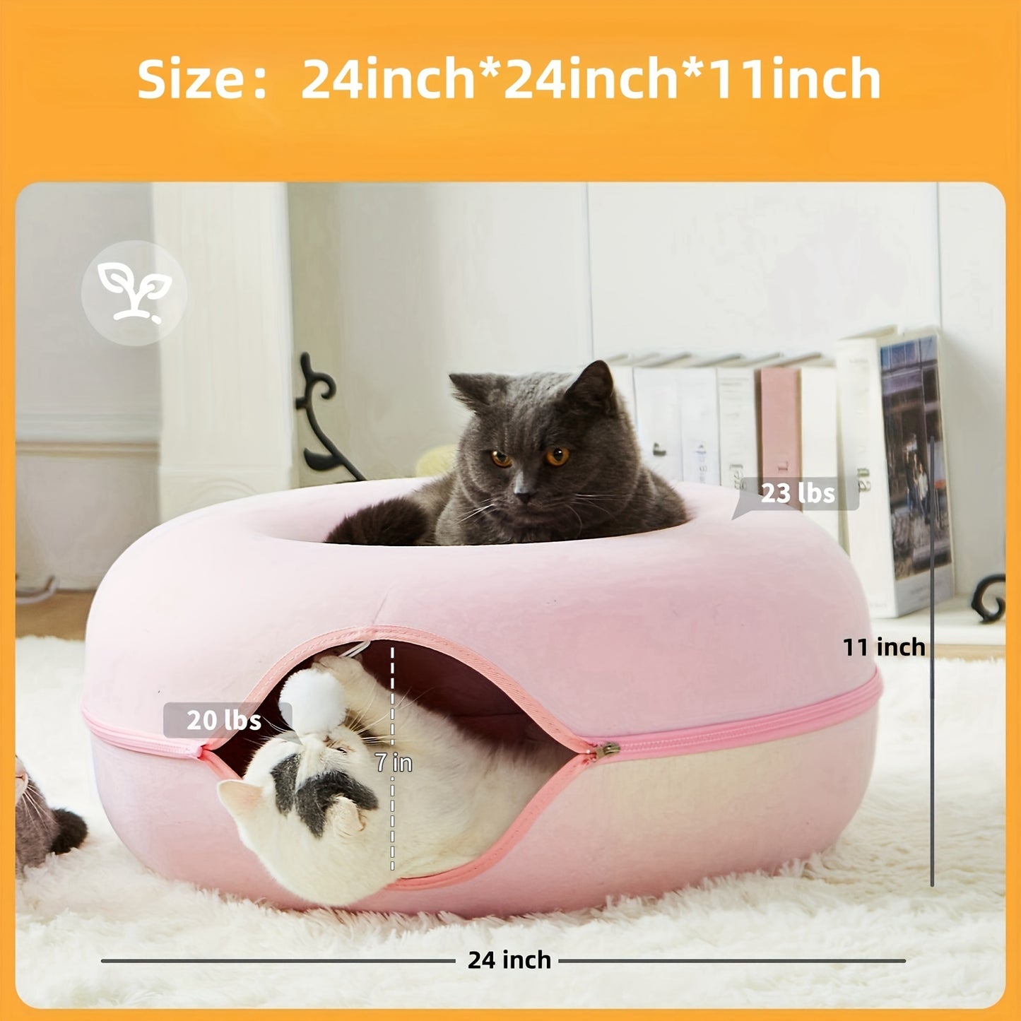Cat Cave Scratch Resistant for Medium and Large Cats
