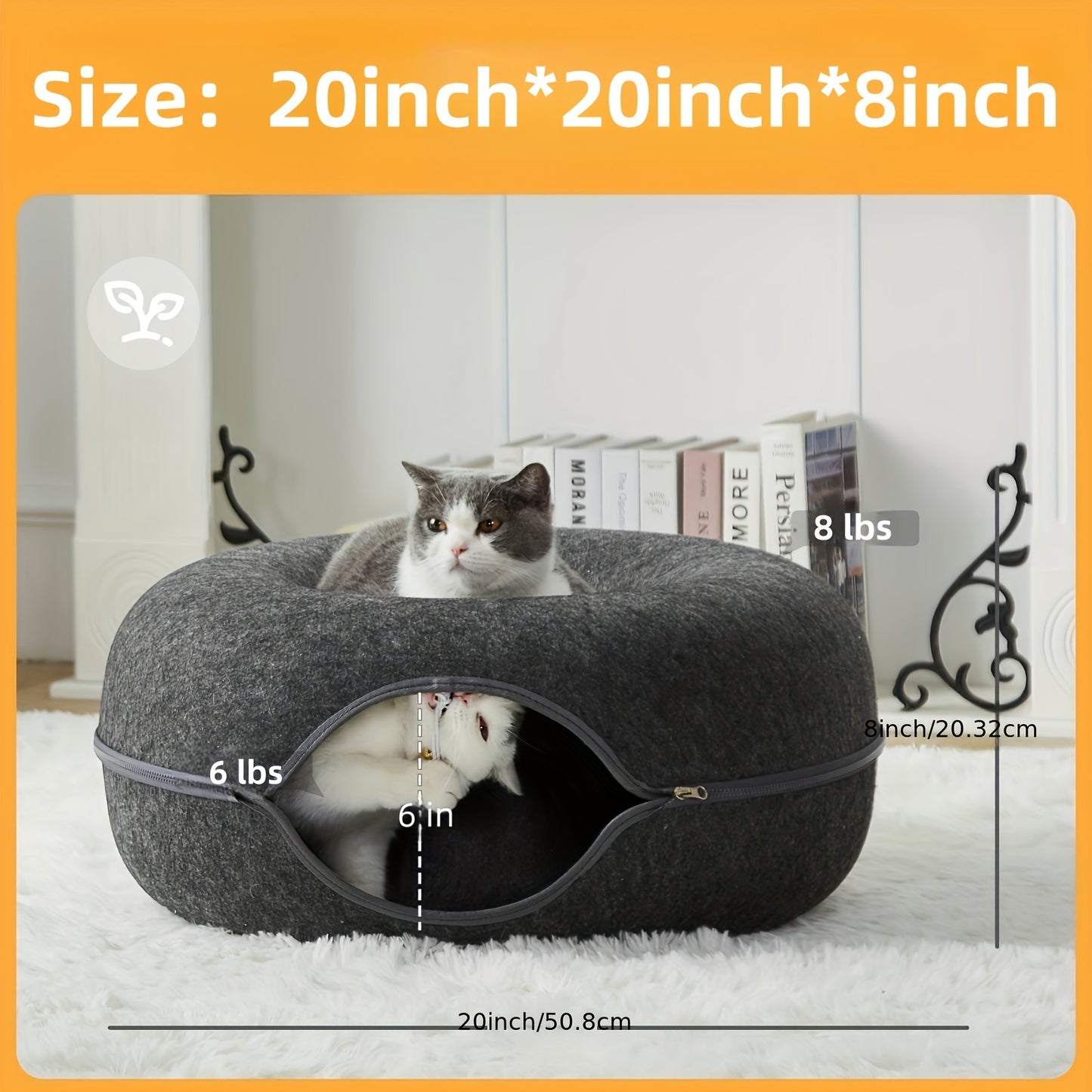 Cat Cave Scratch Resistant for Medium and Large Cats