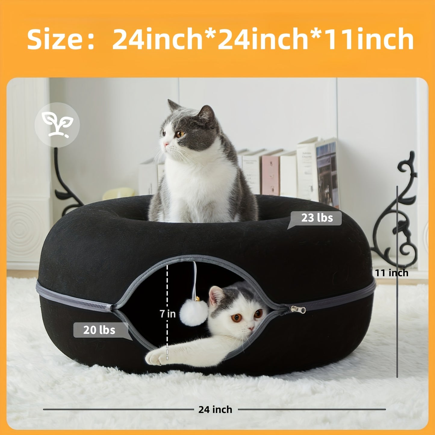 Cat Cave Scratch Resistant for Medium and Large Cats