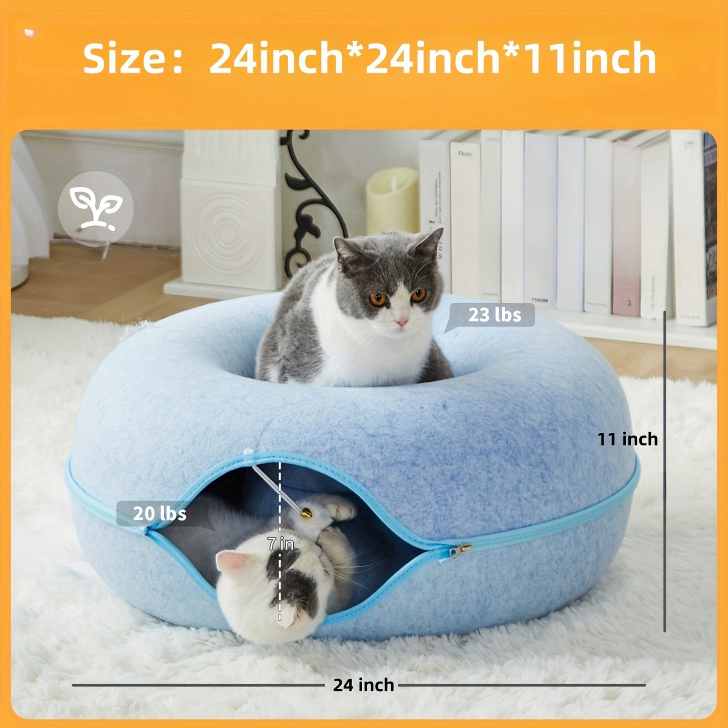 Cat Cave Scratch Resistant for Medium and Large Cats
